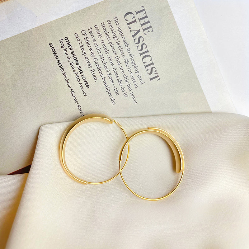 Kohls rose gold hoop earrings clearance